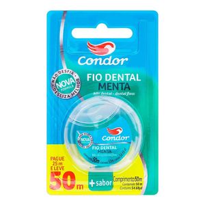 Fio Dental Condor Menta 50m