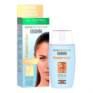 Protetor Solar Facial Isdin Fusion Water Oil Control FPS60 50ml