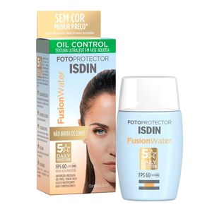 Protetor Solar Facial ISDIN Fusion Water Oil Control FPS60 30ml