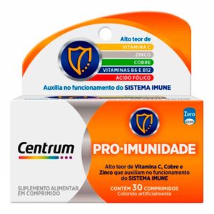 Suplemento Alimentar Centrum Pro Imunidade 60 Comprimidos
