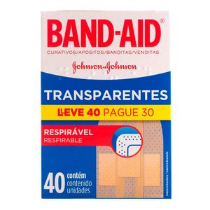 Curativos Band-Aid Regular 40 Unidades