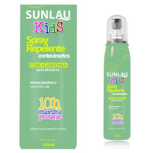 Repelente Sunlau com Icaridina Kids Spray 100ml