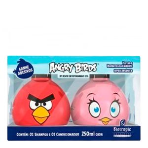 Shampoo + Condicionador Angry Birds 250ml Gratis Adesivo