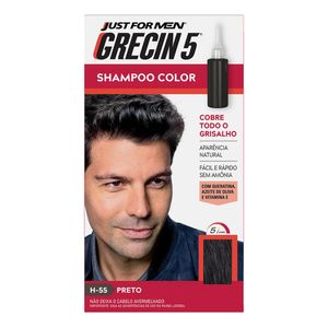 Tonalizante Shampoo Color Grecin 5 Preto