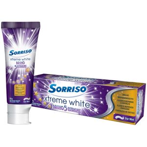 Creme Dental Sorriso Xtreme White Brilho 5 Estrelas 90g