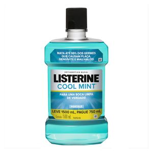Antisseptico Bucal Listerine Cool Mint 1,5 Litros