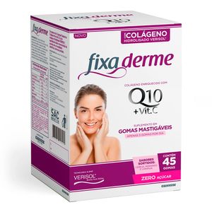Colageno Hidrolisado Fixa Derme Q19 + Vitamina C 15 Saches