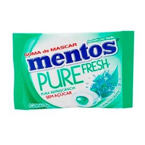 Chiclete Mentos Pure Fresh Sem Acucar 4 Unidades 6g