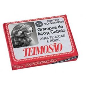 Grampos De Cabelo Teimosao Preto N.7 C/50