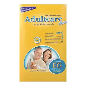 Fralda Geriatrica Adultcare EG 7 Unidades
