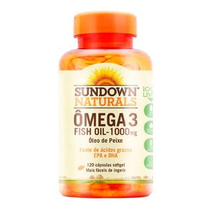 Omega 3 Fish Oil 1000mg Sundown 120 Capsulas