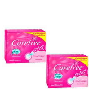 Protetor Diario Carefree Neutralize C/40 Unidades C/2