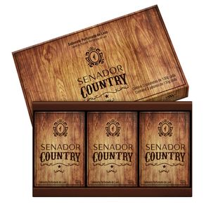 Estojo Senador Country Sabonete 130g 3 Unidades