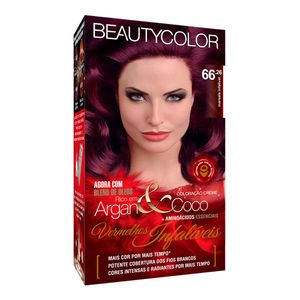 Coloracao Permanente BeautyColor Aragan&Coco Marsala 66.26