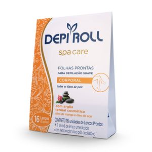 Folhas Depilatorias Depi Roll Corporal c/16