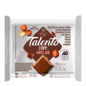 Chocolate Talento Tablete Diet Avela 25g