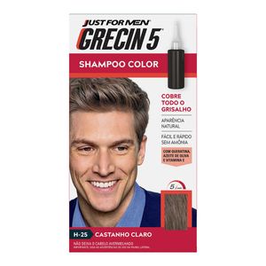 Tintura Grecin 5 Shampoo Color Castanho Claro