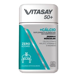 Suplemento Vitaminico Vitasay 50+ Calcio 60 Comprimidos