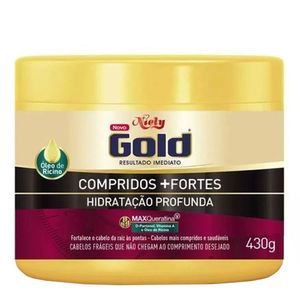 Creme De Tratamento Niely Gold Compridos Mais Fortes 430g