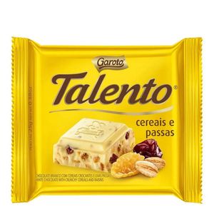 Chocolate Talento Mini Branco com Cereais 25g