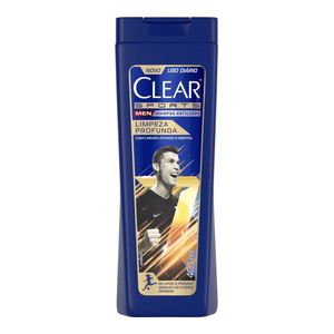 Shampoo Anticaspa Clear Men Sports Limpeza Profunda 400ml