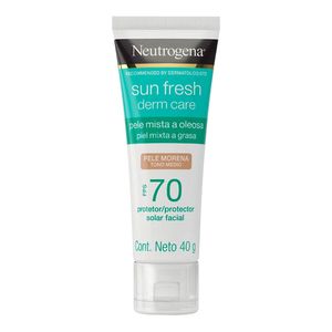 Protetor Solar Facial Neutrogena Sun Fresh Pele Morena FPS70 40g