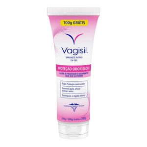 Sabonete Íntimo em Gel Vagisil Proteção Odor Block - 300ml