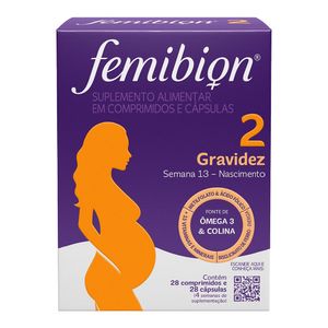 Multivitaminico para Gravidez Femibion 2 28 Comprimidos + 28 Capsulas
