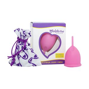 Coletor Menstrual Tipo B (Mulheres ate 29 anos e sem filhos) - Violeta Cup Rosa