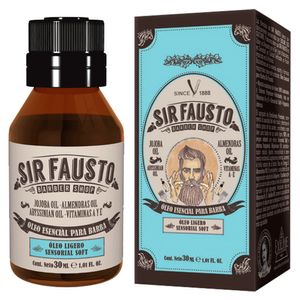 Oleo Essencial para Barba Sir Fausto - Oleo Ligero Sensorial Soft