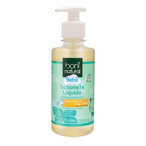Sabonete Líquido para Bebê Boni Natural – Bebê Camomila & Aloe Vera