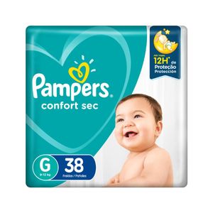 Fralda Pampers Confort Sec G 38 Unidades