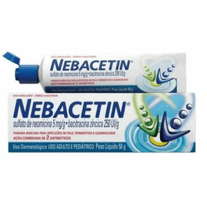 Nebacetin Pomada [250 UI/g + 5 mg/g] (50 g) Cosmed