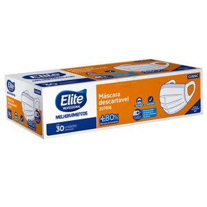Máscara De Proteção Descartável Elite Classic  24 X 30