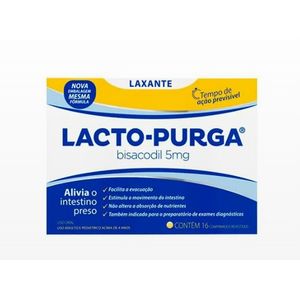 Lacto purga 5 mg (16 comprimidos) Mantecorp Farmasa