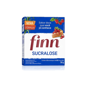 Adoçante Finn Sucralose 50 Envelopes 600mg