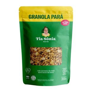 Granola Castanha do Pará Coco Baixo Sódio 200g Tia Sônia