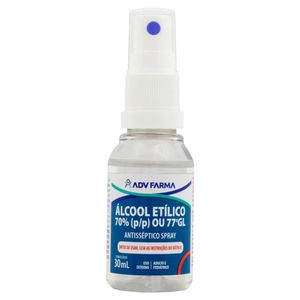 Álcool Líquido 70% Adv Spray 50ml