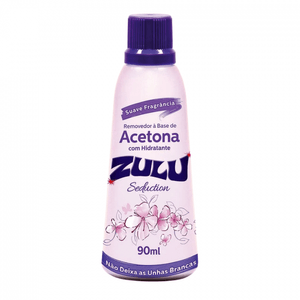 Removedor De Esmalte Zulu Acetona com Hidratante Seduction 90Ml