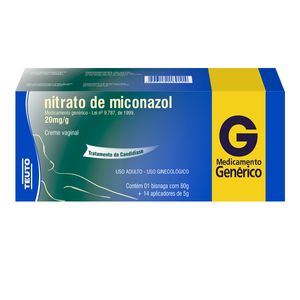 Nitrato de miconazol 20 mg/ g (80 g) Genérico Teuto